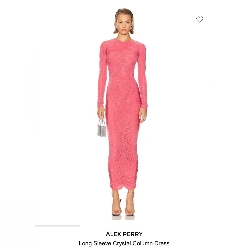 Alex Perry Crystal Colum dress